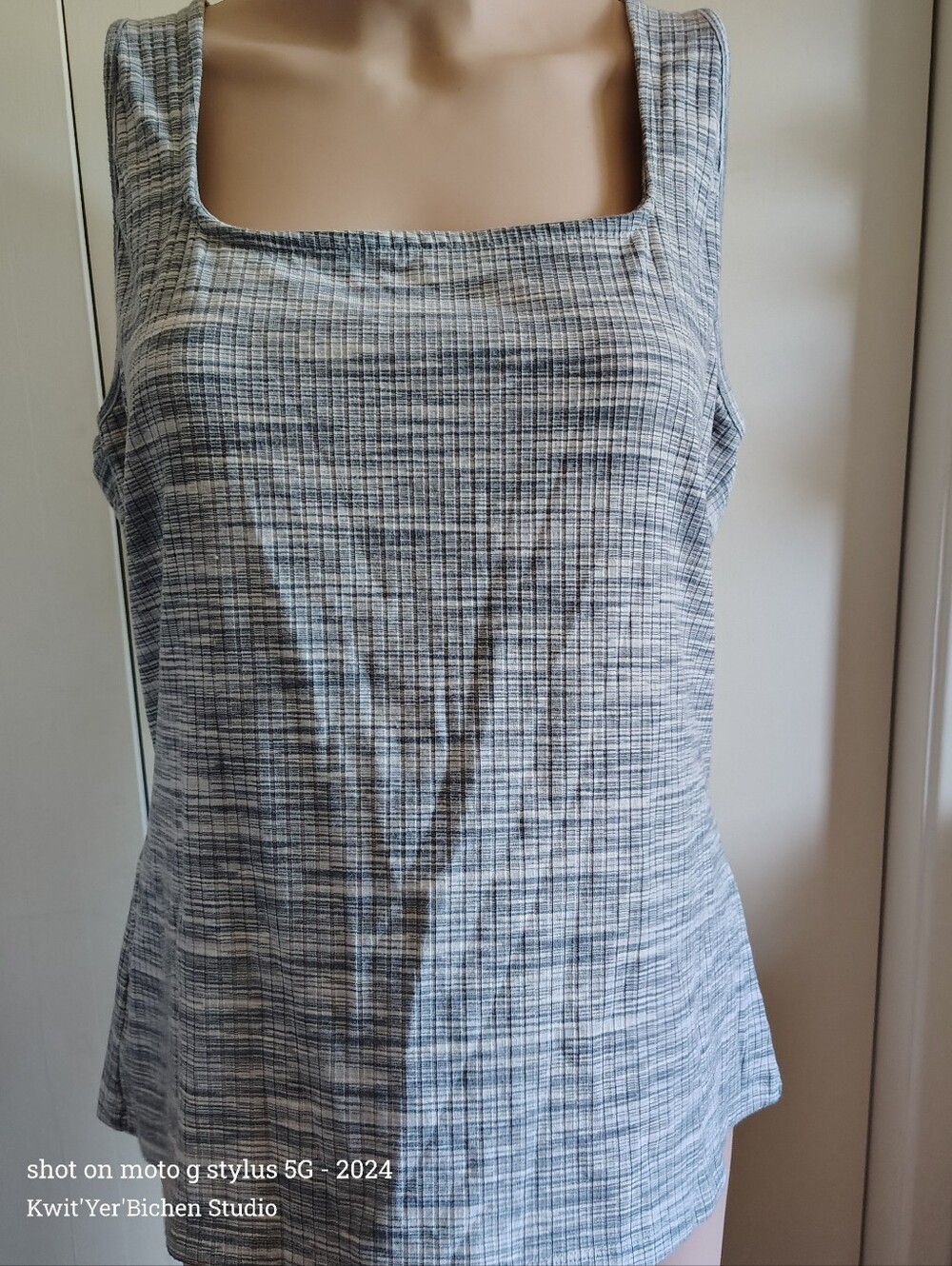 INC Women's Striped Tank Top XXL